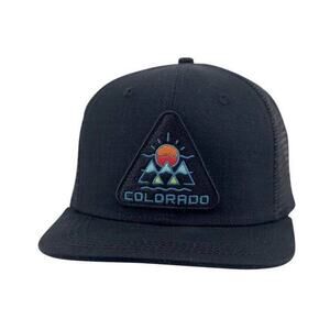Black Colorado Trucker Hat